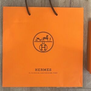 Authentic Hermes Box and Gift Bag